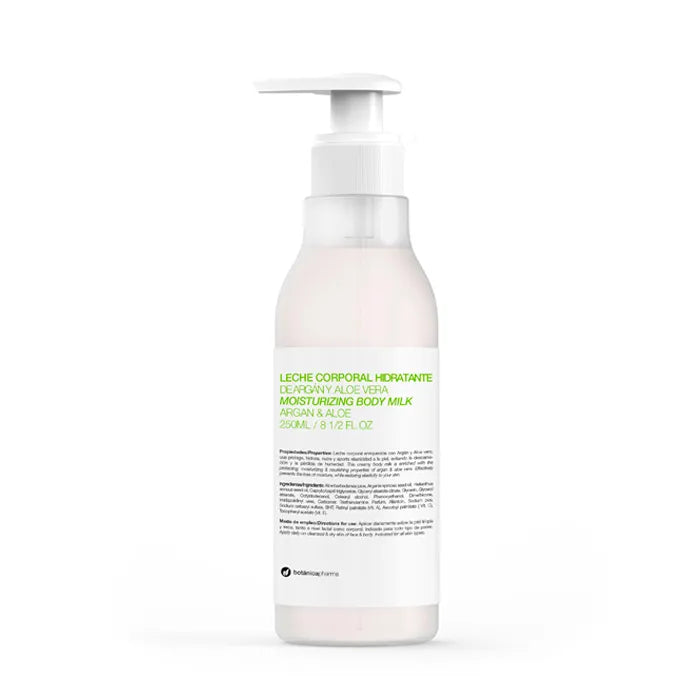 BOTÁNICAPHARMA Argan und Aloe Körpermilch 250ml Flasche