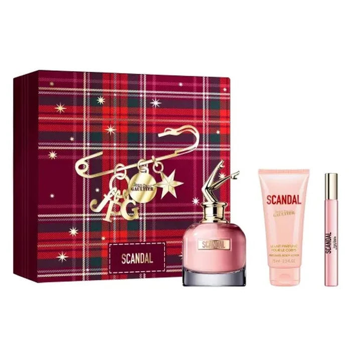 Jean Paul Gaultier Scandal Eau De Parfum Spray 80ml Set 3 Artikel