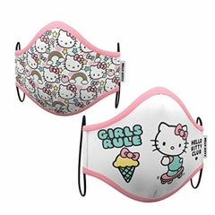 Wiederverwendbare Stoff-Hygienemaske Hello Kitty Premium 10-12 Jahre