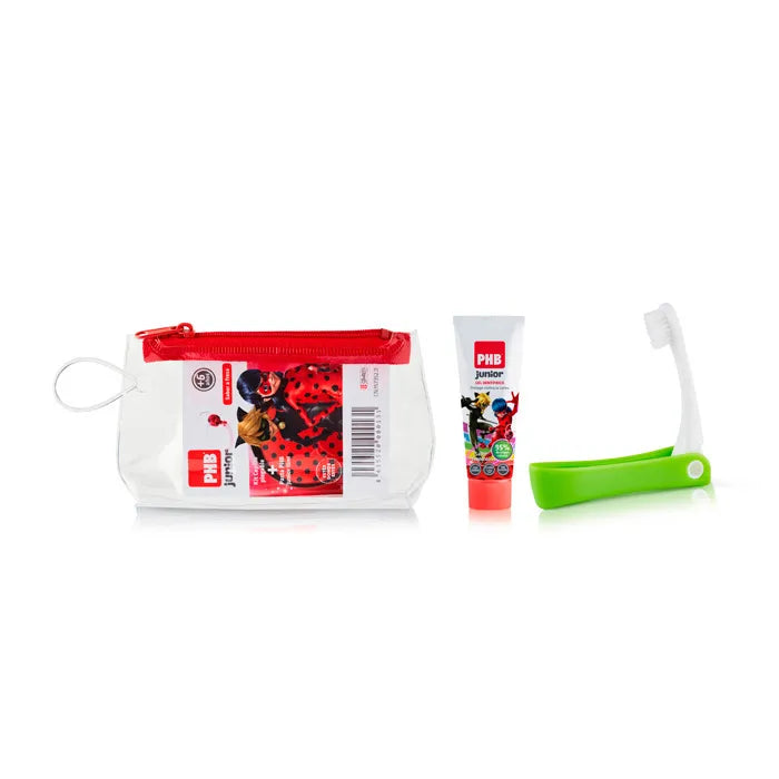PHB Junior Reisezahnbürste mit Zahnpasta Gel 15ml