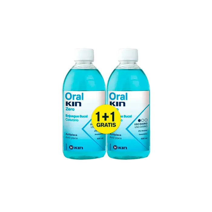 KIN Oralkin Zero Mundspülung Pack 2 Einheiten