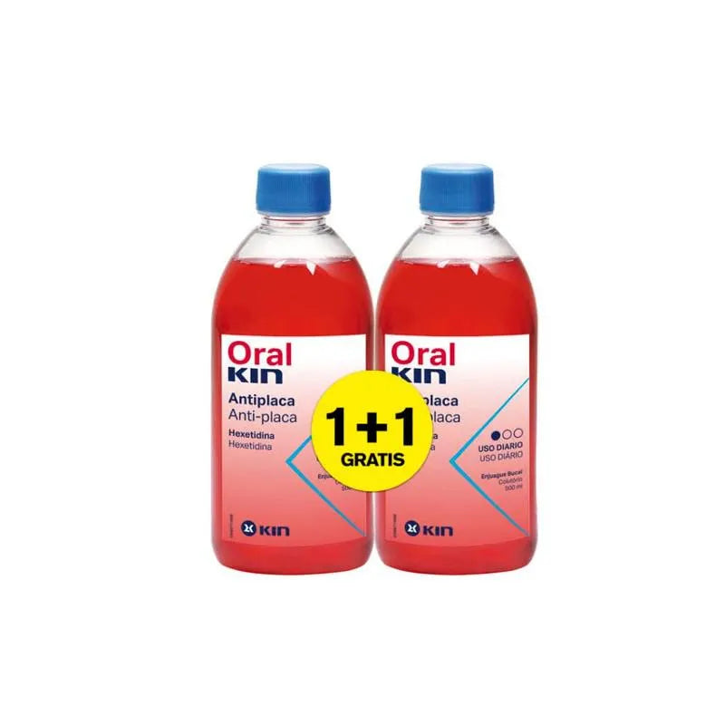 KIN Oralkin Mundspülung 500 ml mit Nachfüllung