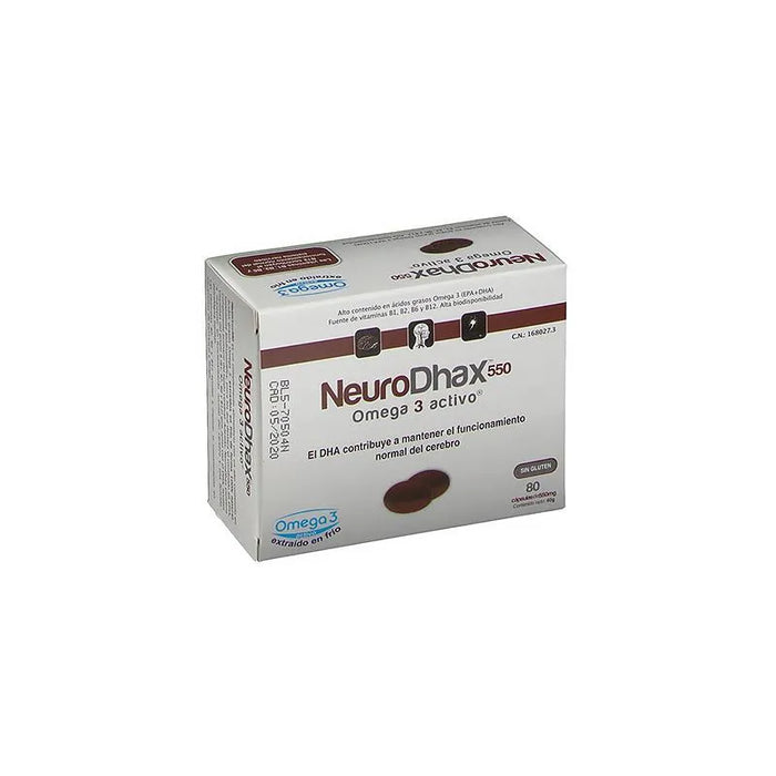 Epadhax Neurodhax Omega 3 550mg 80 Kapseln