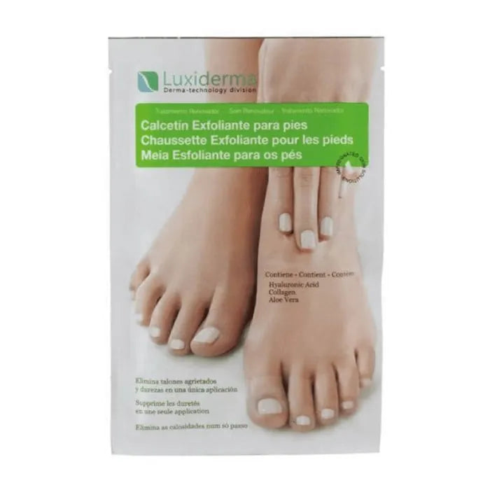 LUXIDERMA Peelingsocke für Fuss-Peeling 2 Stück