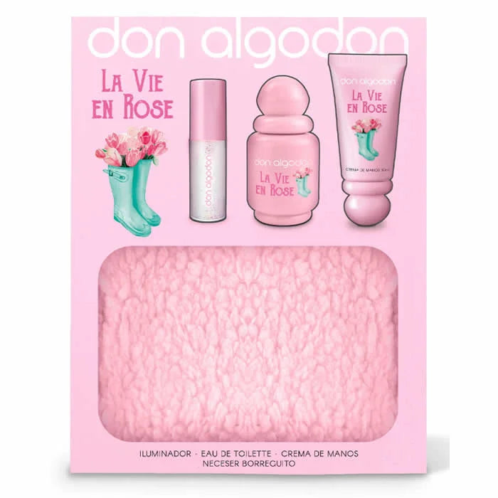 Don Algodon La Vie En Rose Eau De Toilette Spray 30ml Set 4 Artikel