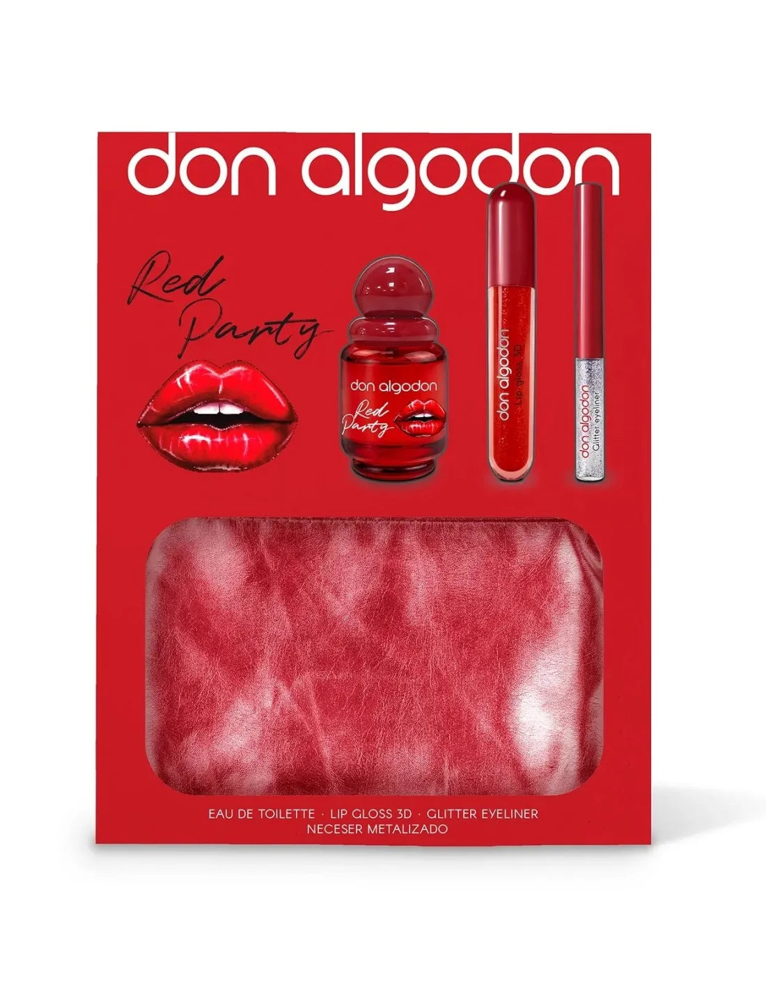 Don Algodón Woman Red Party Eau de Toilette 30 ml