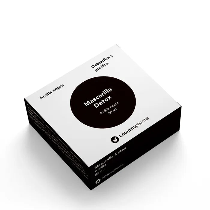 BOTÁNICAPHARMA Schwarze Tonerde Entgiftungsmaske 80ml