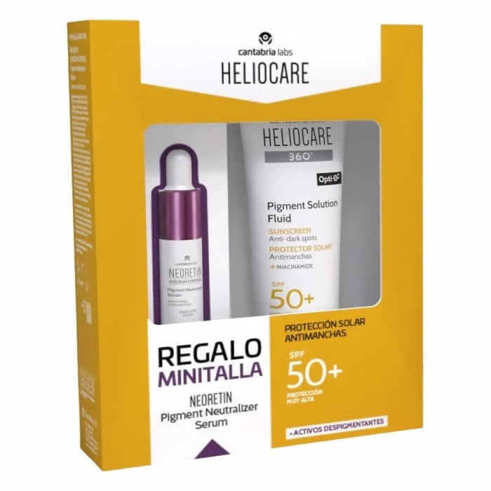 Heliocare 360 Opti D Pigment Solution Fluid SPF50+ 50ml Set