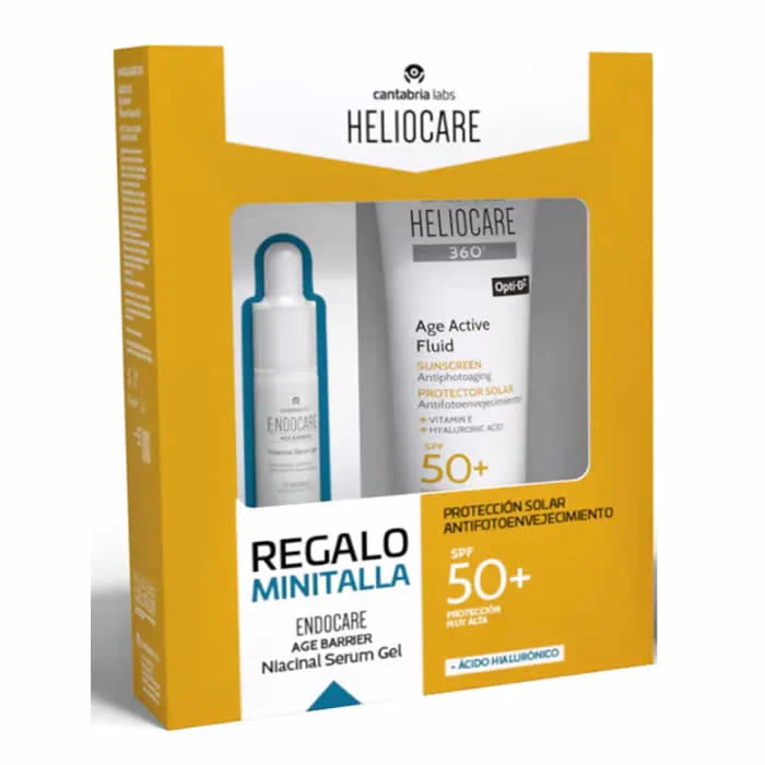 Heliocare Age Active Fluid Sunscreen Spf50+ 50ml Set 2 Artikel