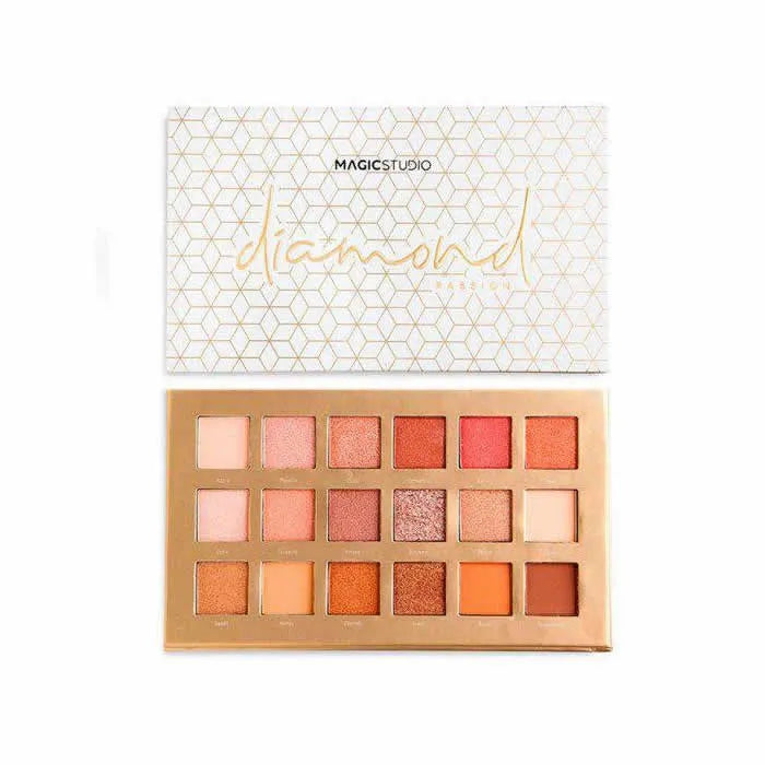 MAGIC STUDIO POWERFUL COSMETICS Magic Studio Diamond Eyeshadow Palette 18 Farben