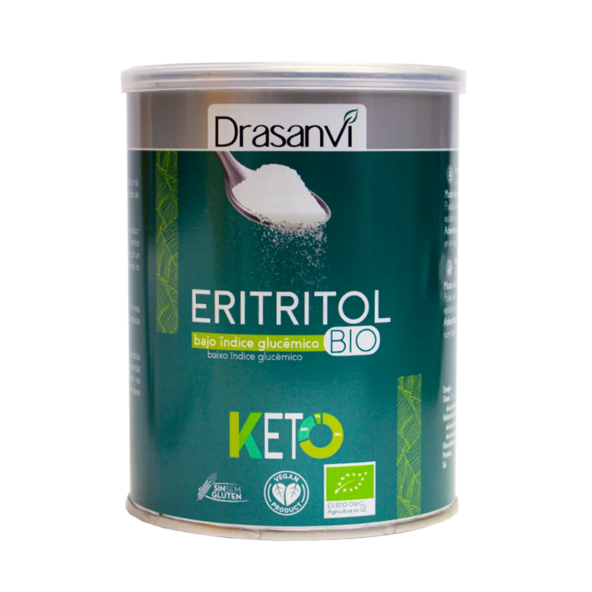 Drasanvi Eritritol Bio 500g Keto Pulver