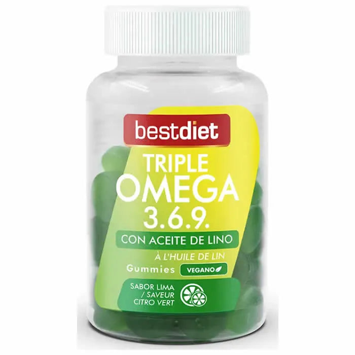 BEST DIET Triple Omega 3.6.9 Gummies 60 Stück