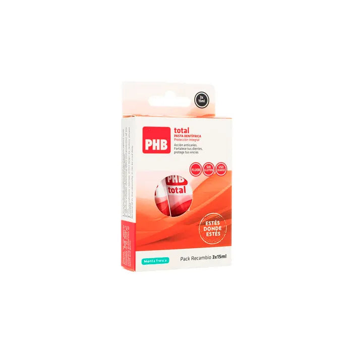PHB Erwachsenen-Zahnpasta Total 3x15ml