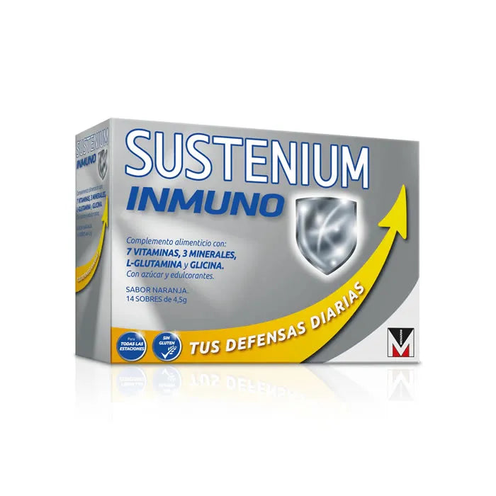 SUSTENIUM Immuno Food Supplement Orange Geschmack 14 Sachets