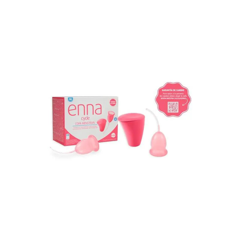 ENNA Cycle Menstruationstasse Grösse M 2er Set mit Sterilisator