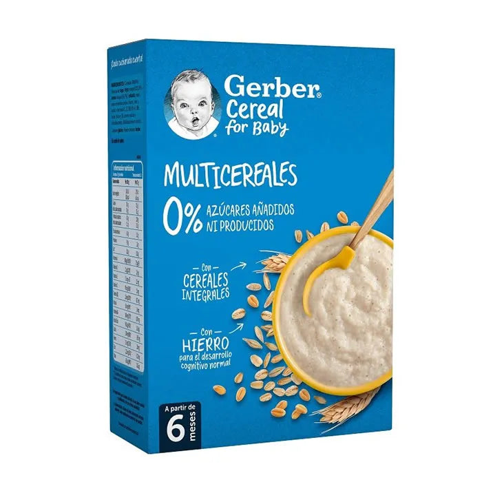 Gerber Multicereals 0% 270g Verpackung