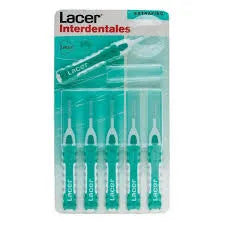 Lacer Interdental Recto Extrafino 6 Stück feinste Zahnzwischenraumbürsten