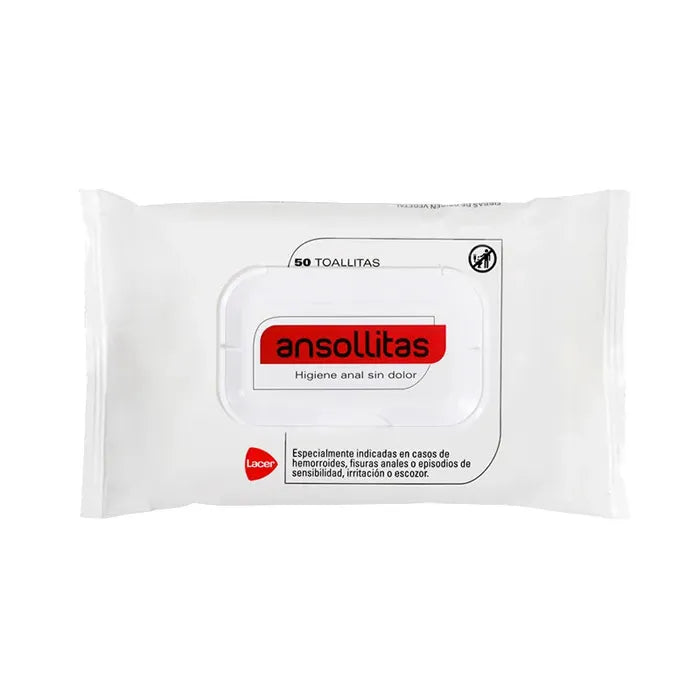 LACER Ansollitas Analhygienetücher 50 Stück Verpackung