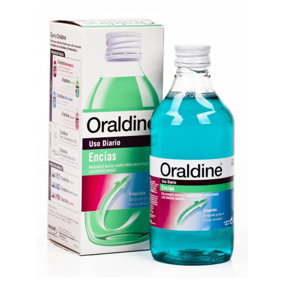 Oraldine Mundwasser Encias 400ml Flasche