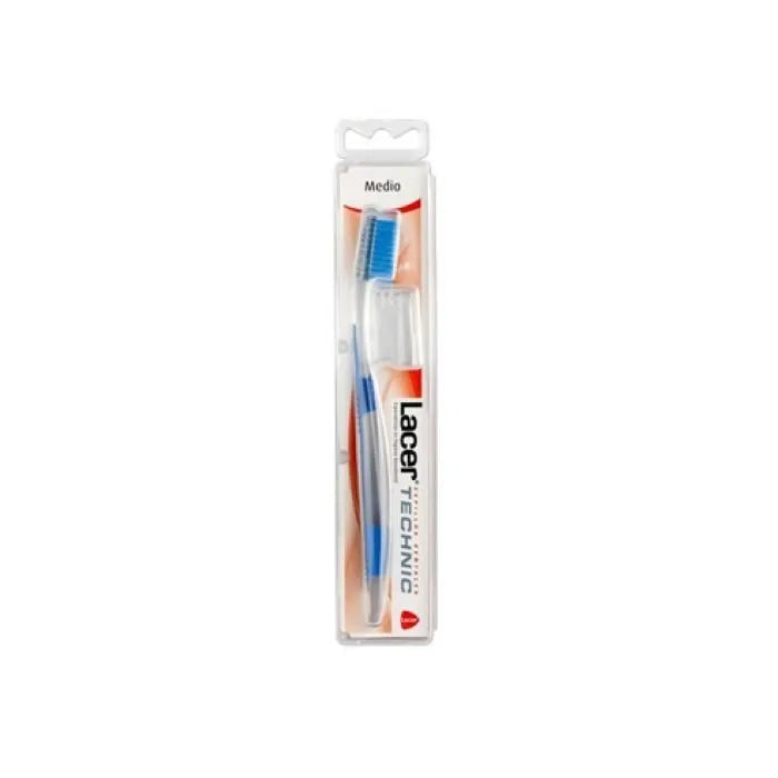 LACER Zahnbürste Medium Technic für Erwachsene