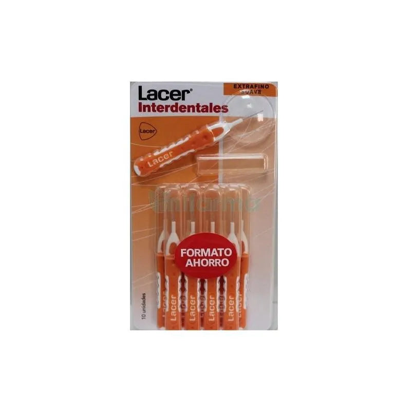 LACER Interdental-Lacer Extra Fein Gerade 10 Stück
