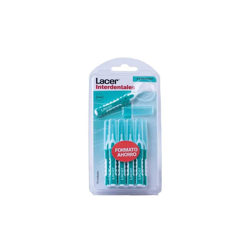 LACER Interdental Extrafino Recto Zahnpflege 10 Stück