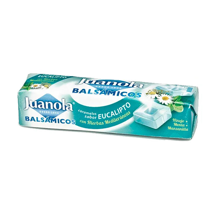 Juanola Eukalyptus Vitamin C Bonbons 50 g Verpackung