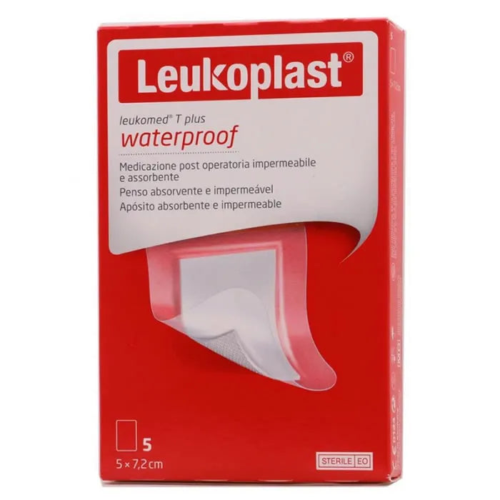 BSN Medical Leukoplast T Plus Aposito Wundverband 5 cm x 7,2 cm