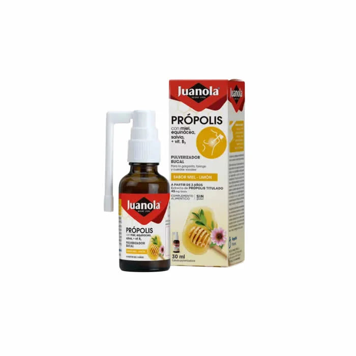 Juanola Propolis Mundspray 30 ml mit Honig Echinacea Salbei