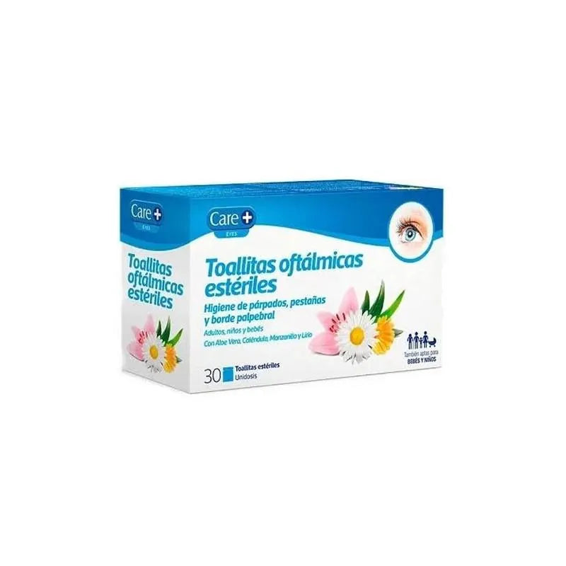 CARE+ sterile Augentücher Packung 30 Stück