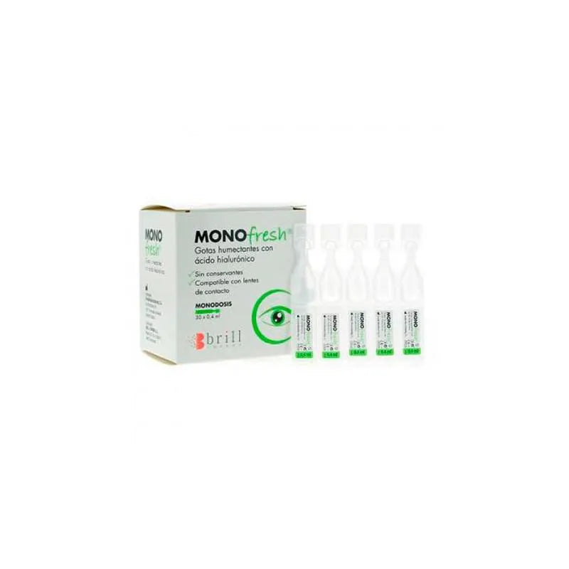 BRILL PHARMA Monofresh Augentropfen 30 Einzeldosen