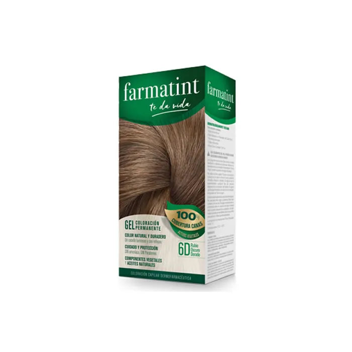 Farmatint Permanent Color Gel 6D Dunkelgoldblond 150 ml