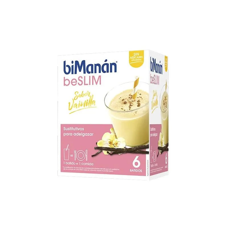 BIMANÁN Vanille-Milchshake 6 Sachets Packung