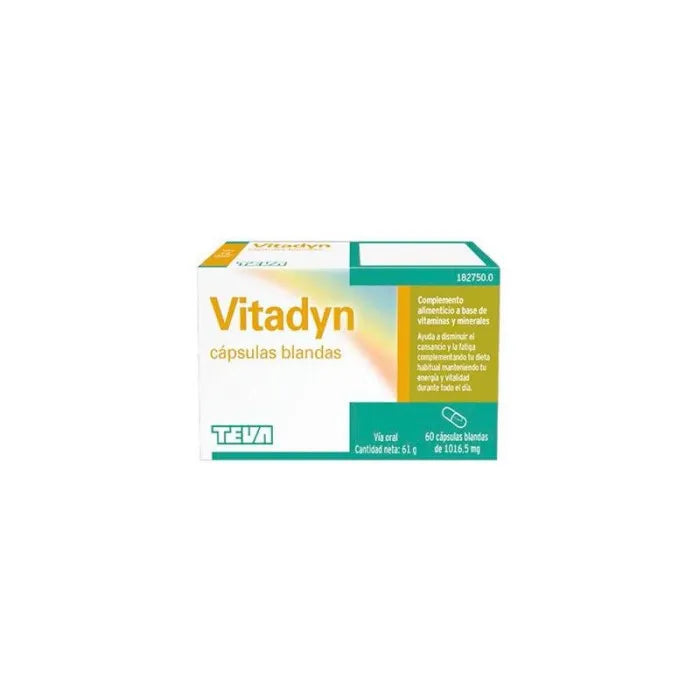 TEVA PHARMA Teva Vitadyn 60 Weichkapseln