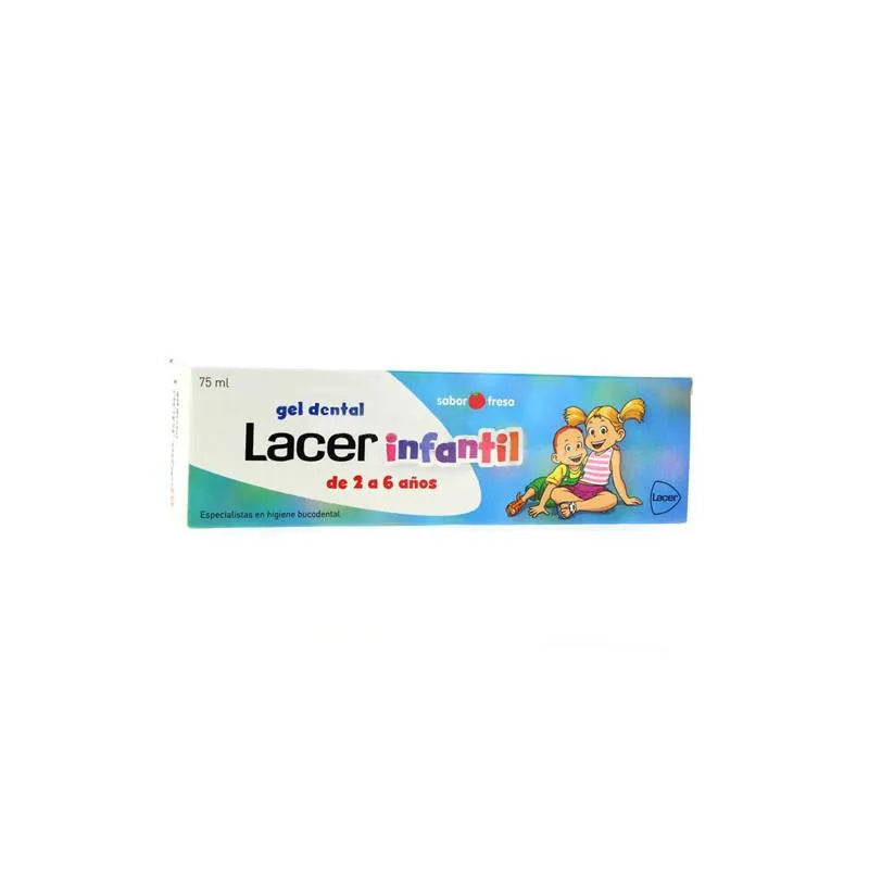 LACER Infant Zahngel Erdbeergeschmack 75ml