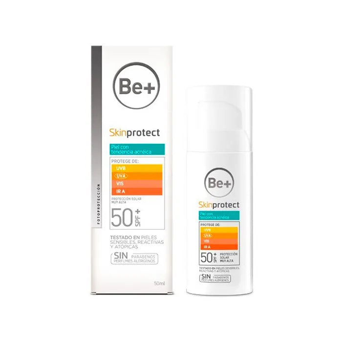 Be+ Skinprotect Akne-Haut Spf50 50ml