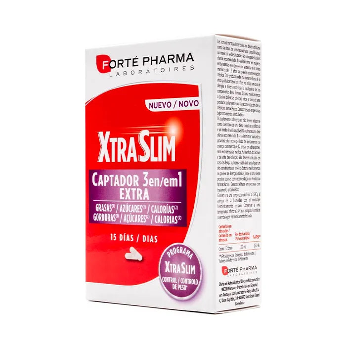 Forté Pharma Xtraslim Captador 3 in 1 60 Kapseln