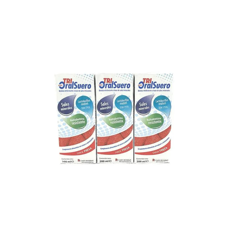 BIORAL Trioralsuero Fresa 3 x 200 ml Getränk