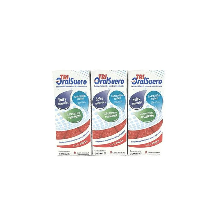 BIORAL Trioralsuero Fresa 3 x 200 ml Getränk