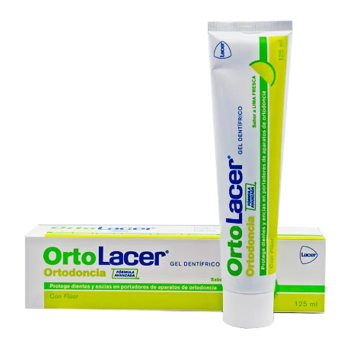 Lacer Ortolacer Zahnpasta-Gel frischer Limettengeschmack 125 ml