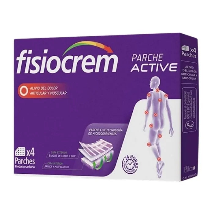 FISIOCREM Aktiv-Pflaster 4 Einheiten