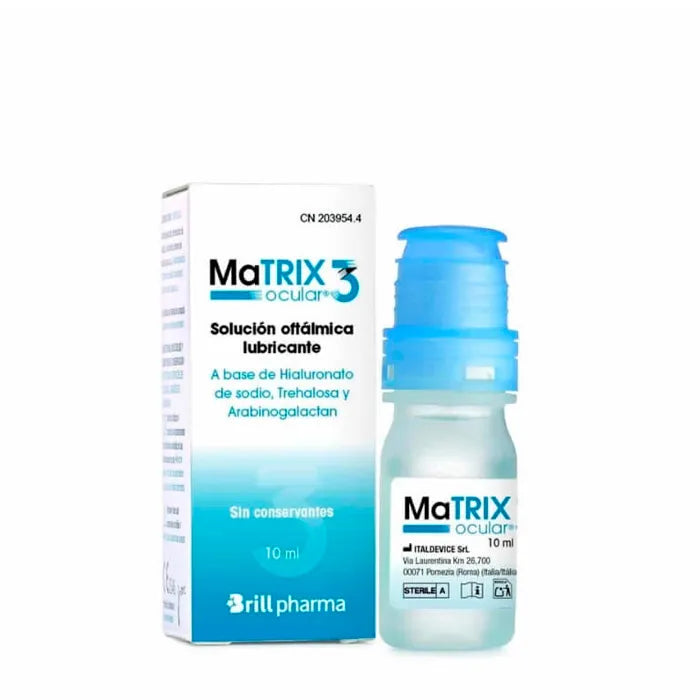 Matrix Ocular 3 ophthalmische Augentropfen 10 ml Flasche