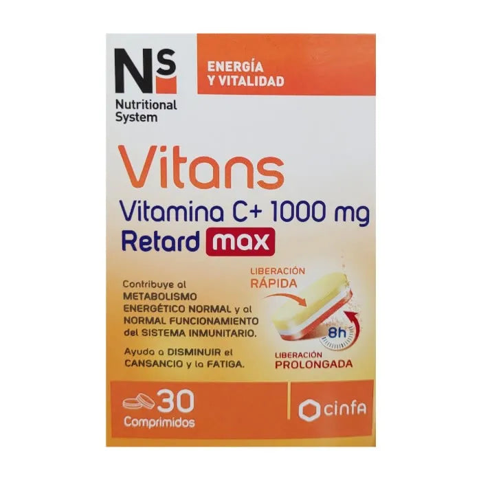 NS Vitans Vitamin C+ 1000 mg Retard Max 30 Tabletten