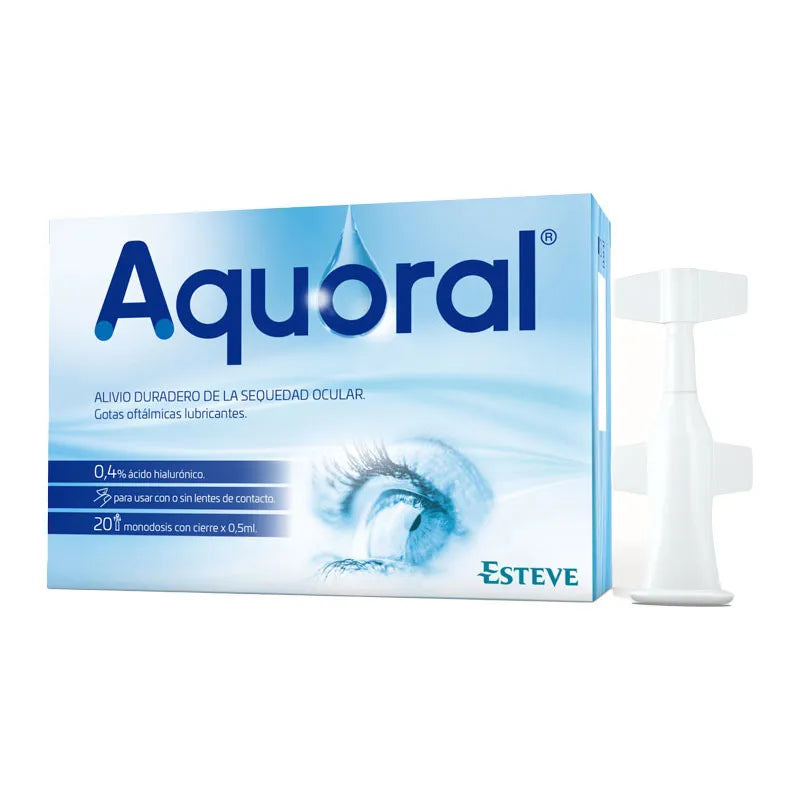 Esteve Aquoral Augentropfen 20 x 0,5 ml Einzeldosen