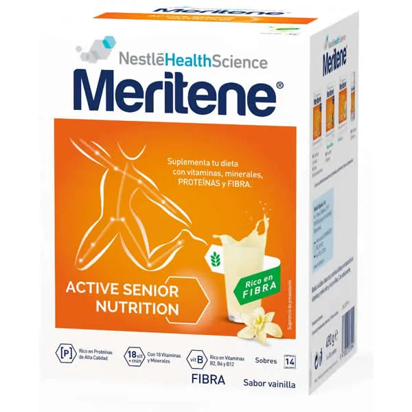 Meritene Active Senior Nutrition Vanille Pulver 14 Portionen