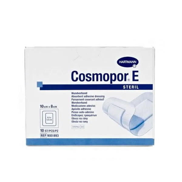 HARTMANN Cosmopor E Steril Wundverband 10x8 cm 10 Stück