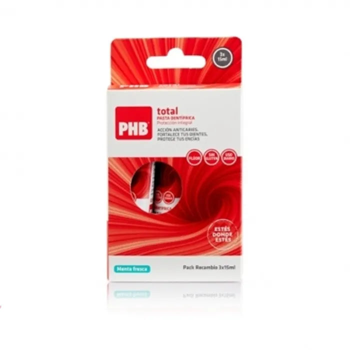 PHB Zahnpasta 15 ml Reisepackung 3er Set