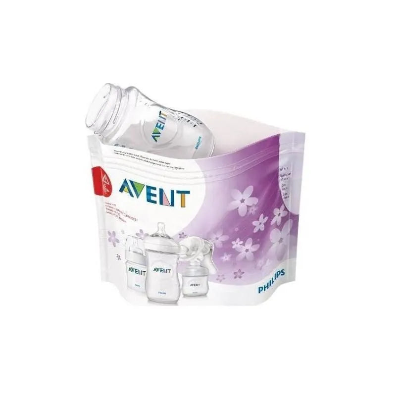 AVENT Sterilisationsbeutel Mikrowelle 5 Stück transparent