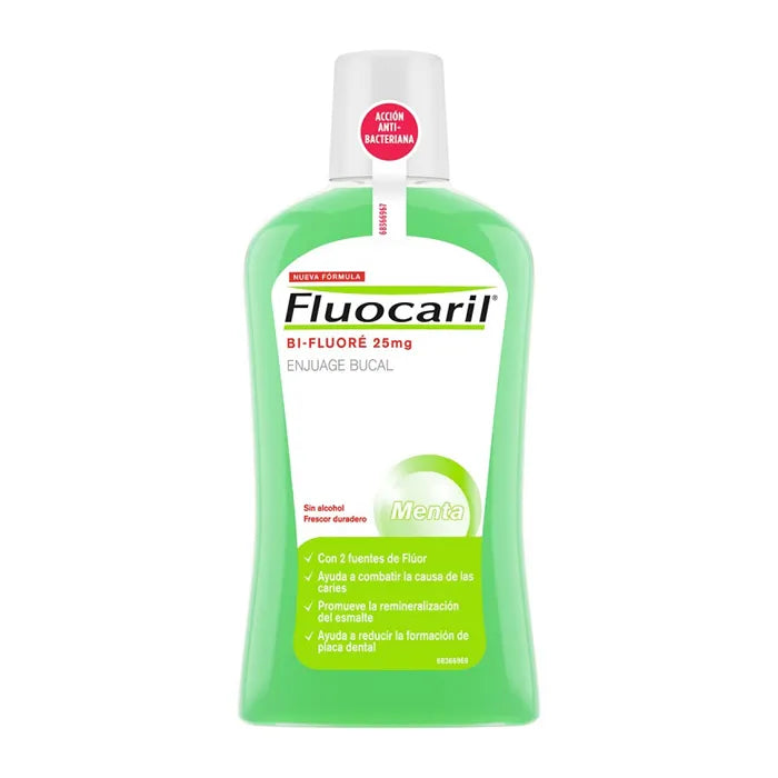 Fluocaril Bi-Fluorid Mundspülung 500ml Verpackung