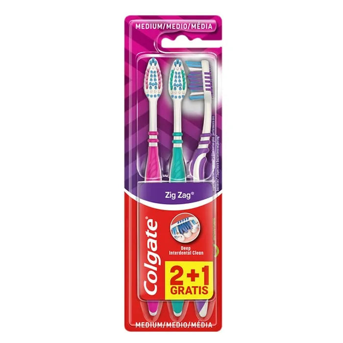 Colgate Zig Zag Zahnbürsten Set 2+1